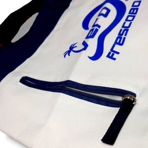 Frescobol Blue & White Beach Frescobol Tote Bag - Vero Frescobol