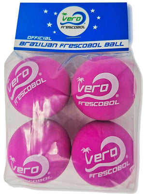 4 Official Easter Egg Purple Frescobol Balls - Vero Frescobol