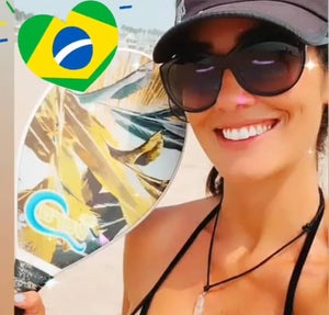 Frescobol Tropical Leaf Beach Paddle Kit