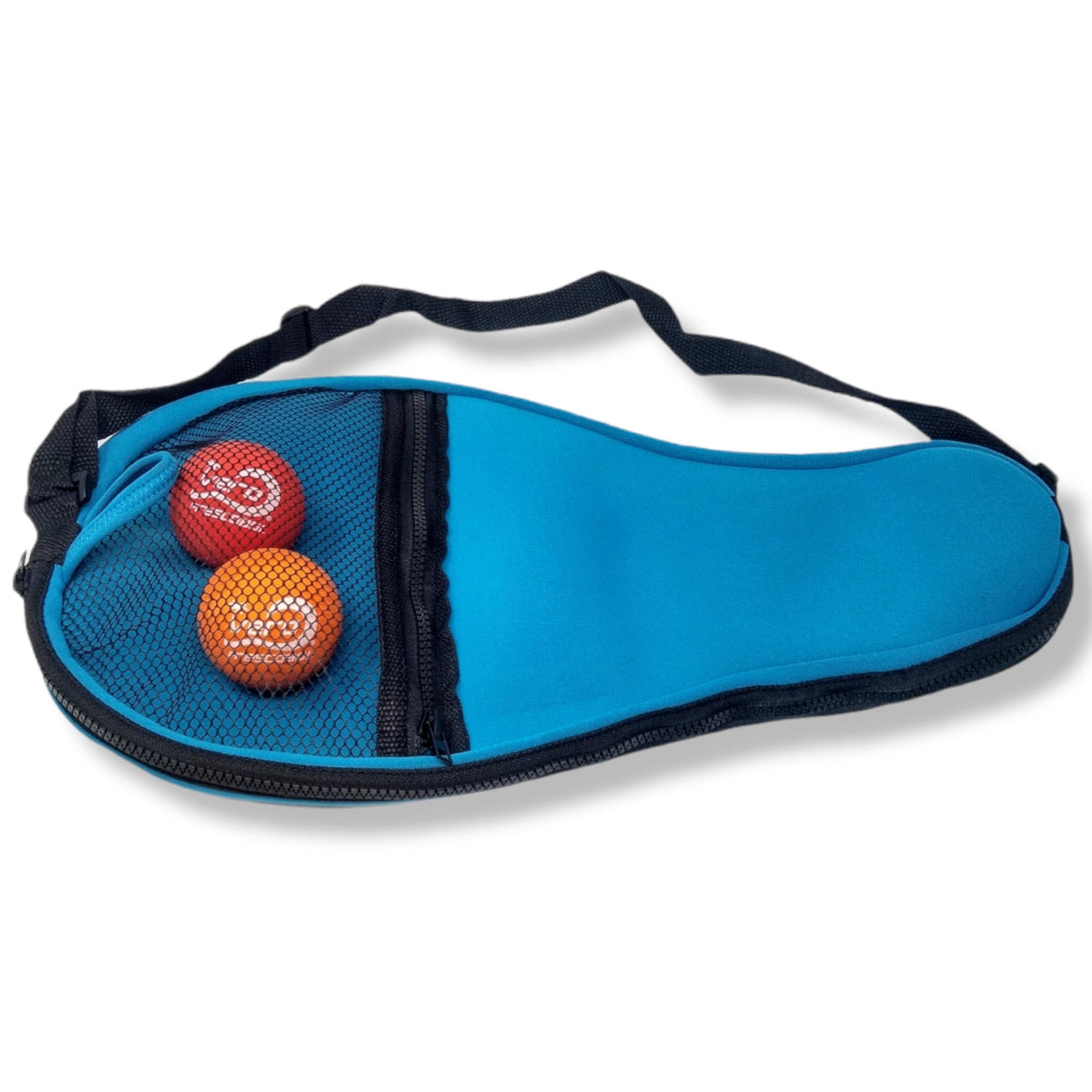 Vero Frescobol Light Blue SCRATCH-N-DENT Neoprene Premium Paddle & Ball Case - Large - Vero Frescobol