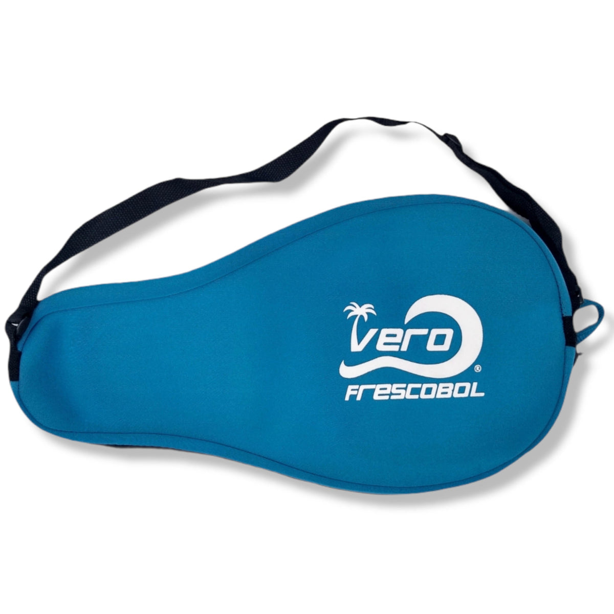 Vero Frescobol Light Blue SCRATCH-N-DENT Neoprene Premium Paddle & Ball Case - Large
