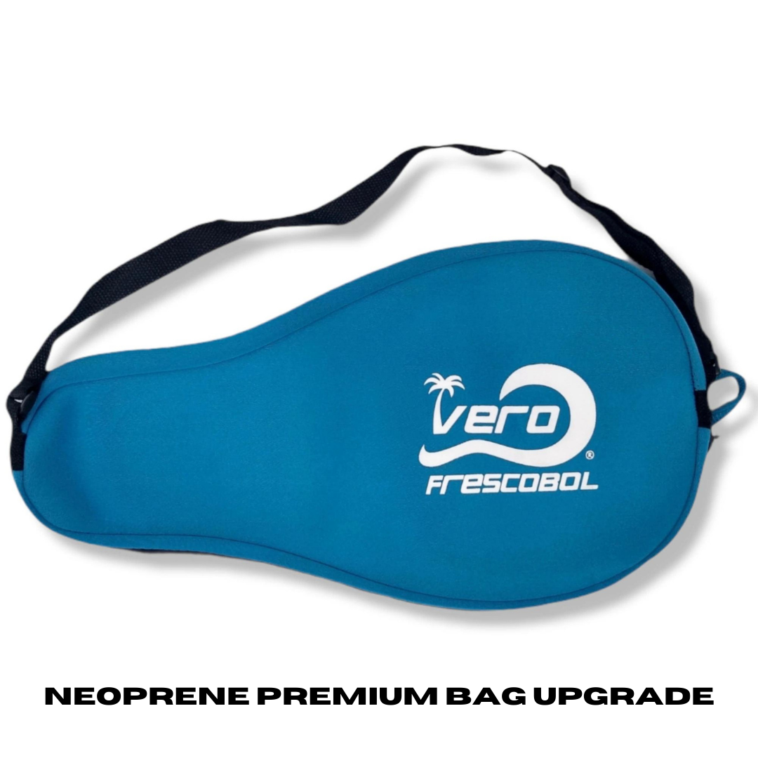 Frescobol Preto Carbon Fiber Beach Paddle Kit