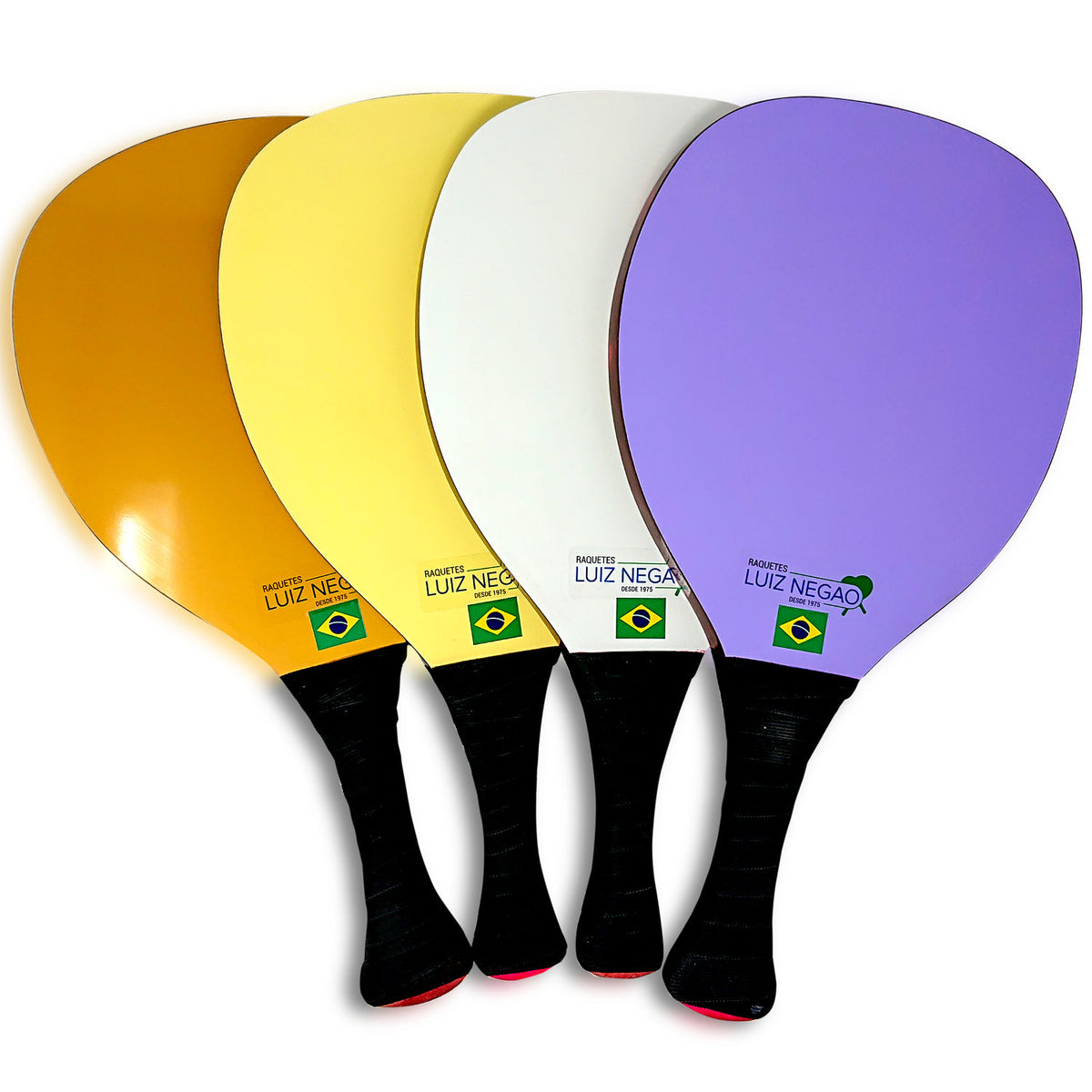 Luiz Negao Grega Tradicional Raquete de Frescobol, Fin Design