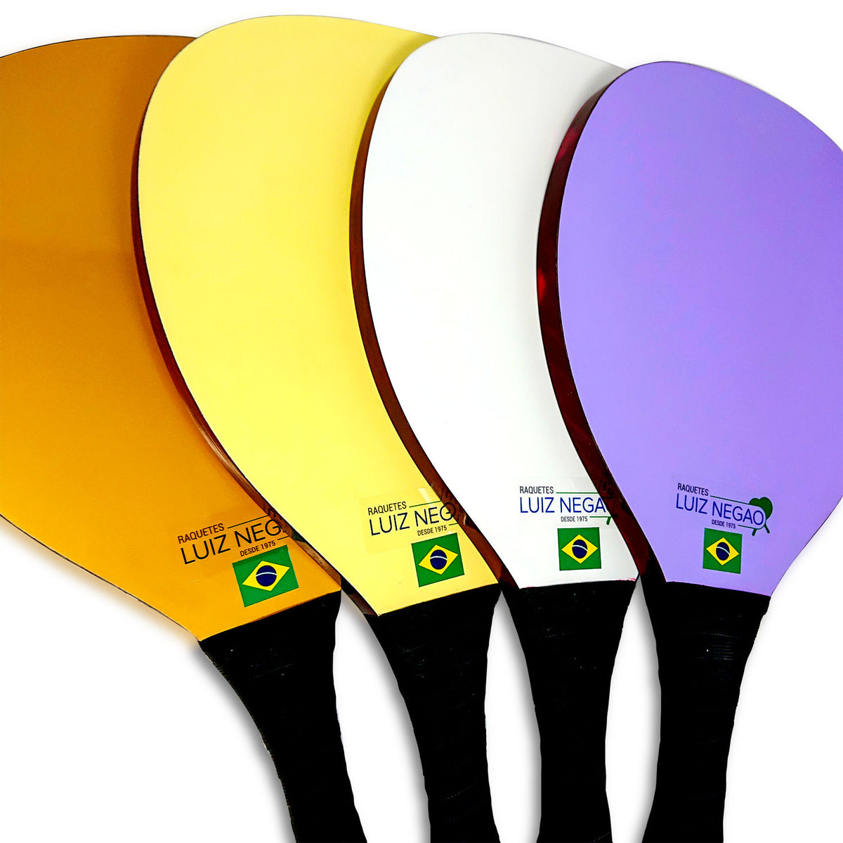Luiz Negao Grega Tradicional Raquete de Frescobol, Fin Design