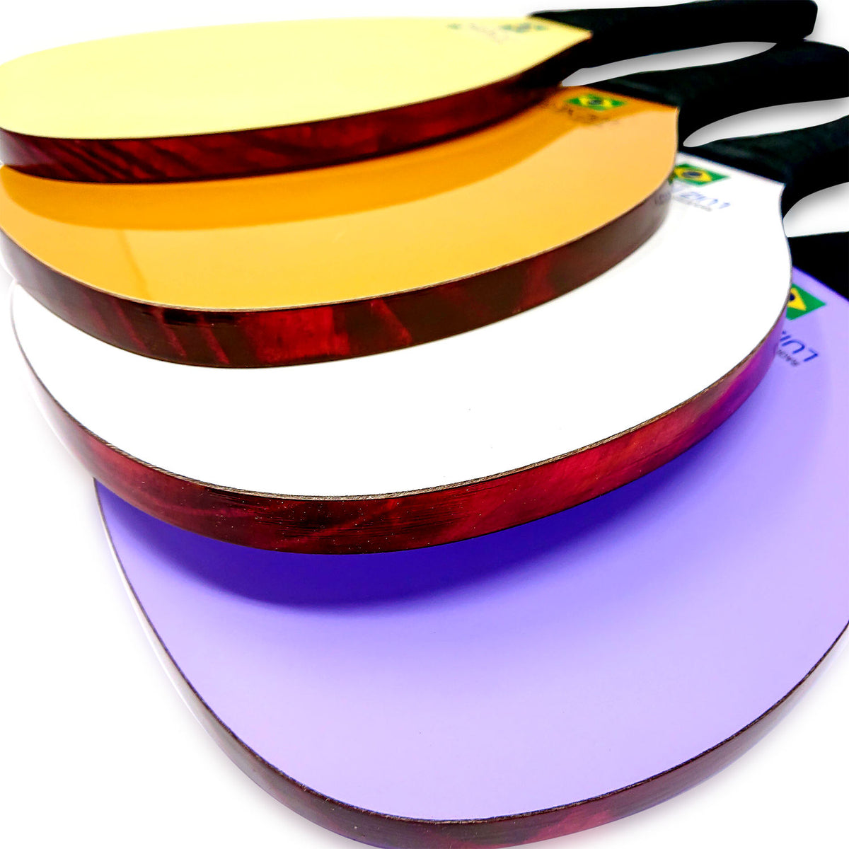 Luiz Negao Grega Tradicional Raquete de Frescobol, Fin Design