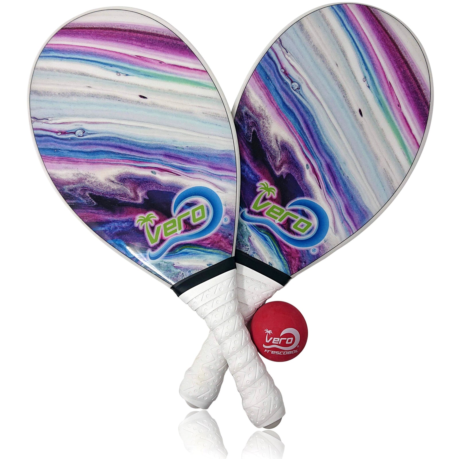 Frescobol Italian Marble Beach Paddle Kit