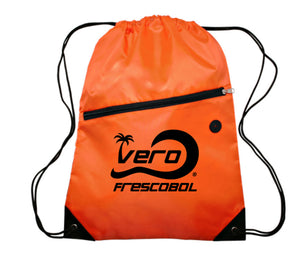 Frescobol Orange Drawstring Beach Bag