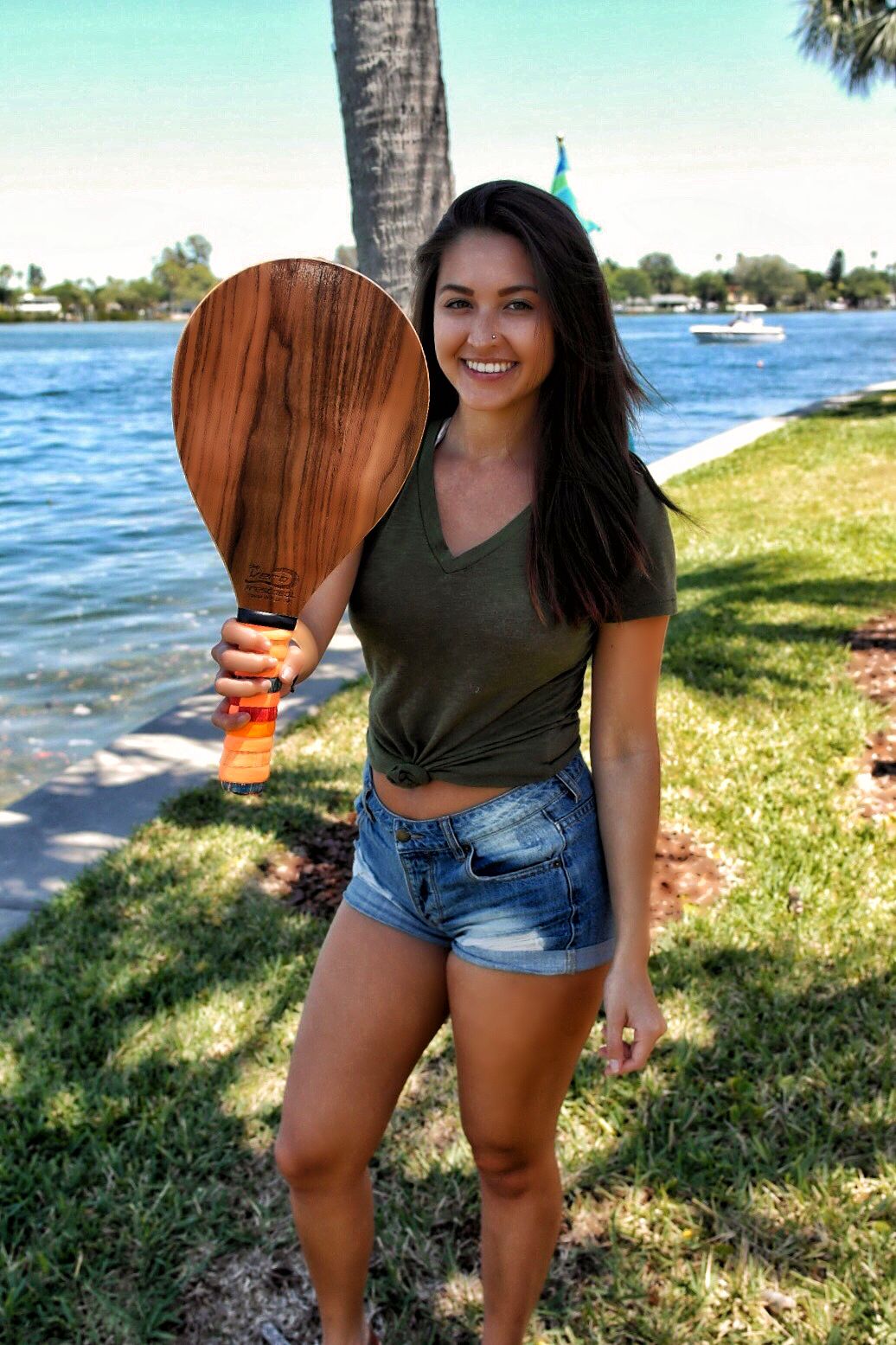 One Walnut Wood SCRATCH-N-DENT Paddle
