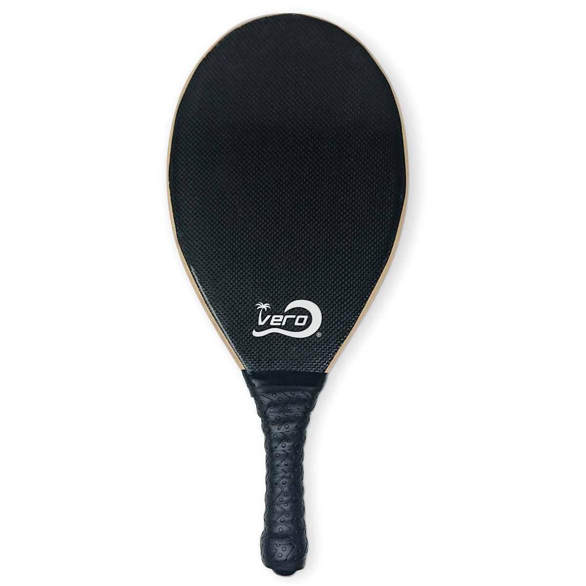 One Black Carbon Fiber SCRATCH-N-DENT Frescobol Paddle