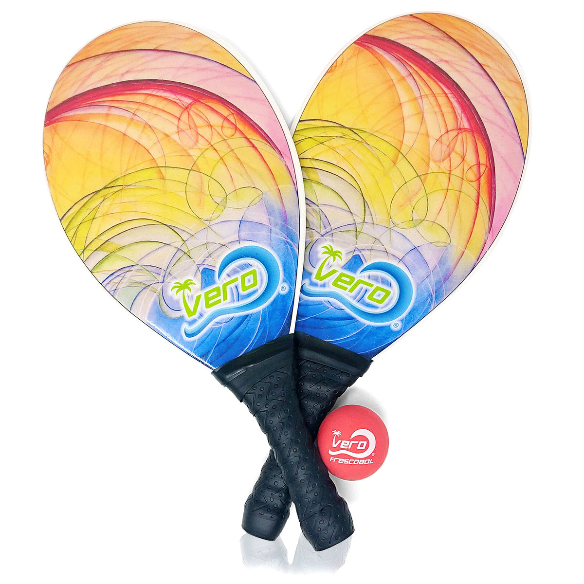 Frescobol Swirl Beach Paddle Kit - SALE