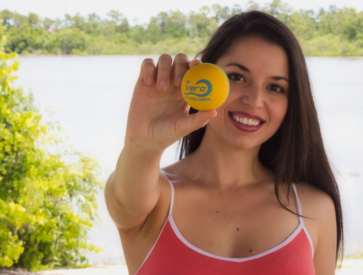 4 Official PRO BRASIL Yellow Blue Green Frescobol Balls